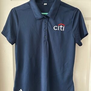 adidas Navy Blue Button Down Shirt